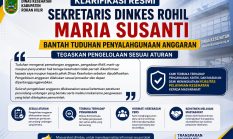 Sekretaris Dinkes Rohil Maria Susanti Bantah Tuduhan Penyalahgunaan Anggaran, Tegaskan Pengelolaan Keuangan Sesuai Ketentuan