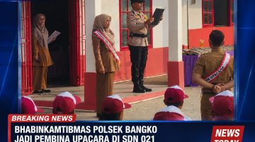 SDN 021 Bagan Barat Gelar Upacara Perdana Tahun Ajaran Baru, Tanamkan Disiplin dan Karakter Positif kepada Siswa