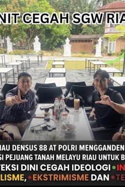 ‎Sinergi Pencegahan Dini: Satgaswil Riau Densus 88 AT Polri Bersama Aliansi Pejuang Tanah Melayu Riau Perkuat Komitmen Menjaga Persatuan Bangsa