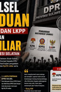 KODE SULSEL SIAPKAN ADUAN KE KPK, KPPU, DAN LKPP TERKAIT PENGADAAN RP210 MILIAR DPRD SULSEL