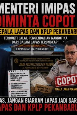 Kasus Ibnu Satya Picu Sorotan, Menteri Imipas Didesak Evaluasi dan Copot Kalapas serta KPLP Lapas Pekanbaru Jika Terbukti Lalai