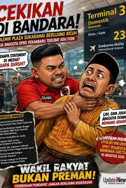 “Memalukan” Kasus Pertikaian Dua Anggota DPRD Pekanbaru di Bandara Soetta Berujung Keranah Hukum