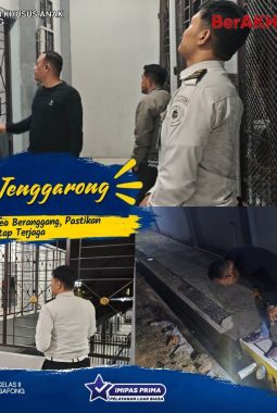 Kepala LPKA Tenggarong Kontrol Blok Hunian dan Area Beranggang, Pastikan Keamanan Tetap Terjaga