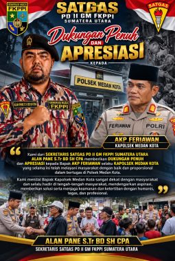 Alan Pane: Polisi Harus Tegas, Humanis, dan Proporsional dalam Melayani Masyarakat